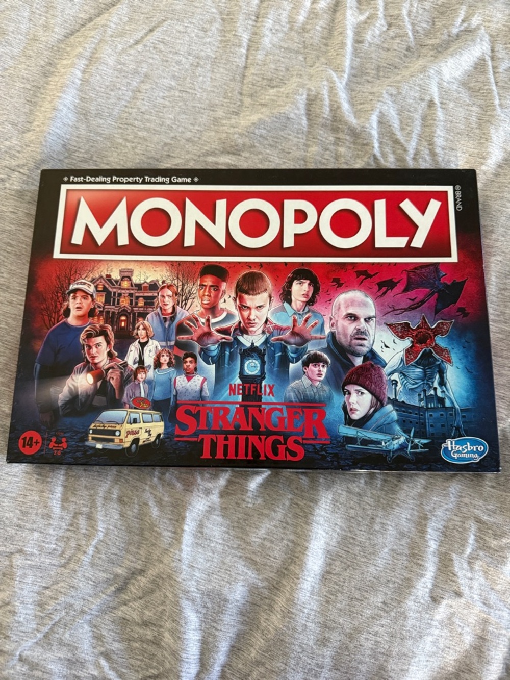 Hasbro Monopoly Stranger Things Edition Board Game - Red/Black